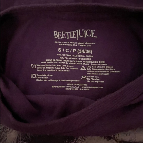 MAD Engine Purple Graphic Tee - Picture 3 of 3